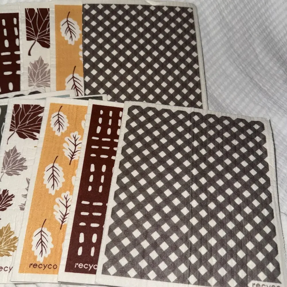 New Swedish Dishcloths By Recyco 13 Pack 6 Dish Towels 7 Wash Cloths Rags